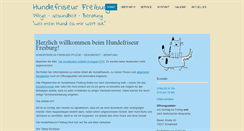 Desktop Screenshot of hundefriseur-freiburg.com